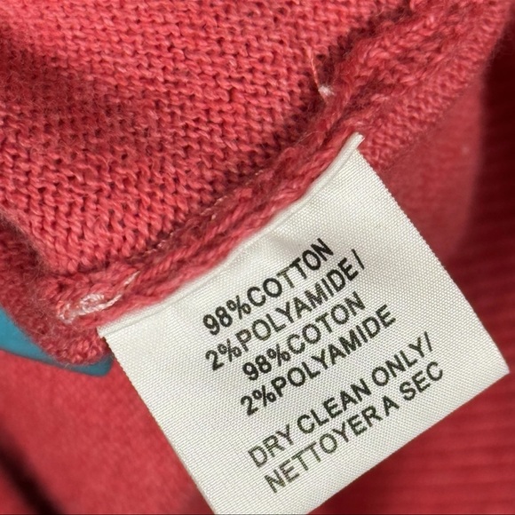 Trina Turk Batwing Sweater Open Drape Sleeve Pink Knit Quiet Luxury Lagenlook XS - Picture 9 of 11